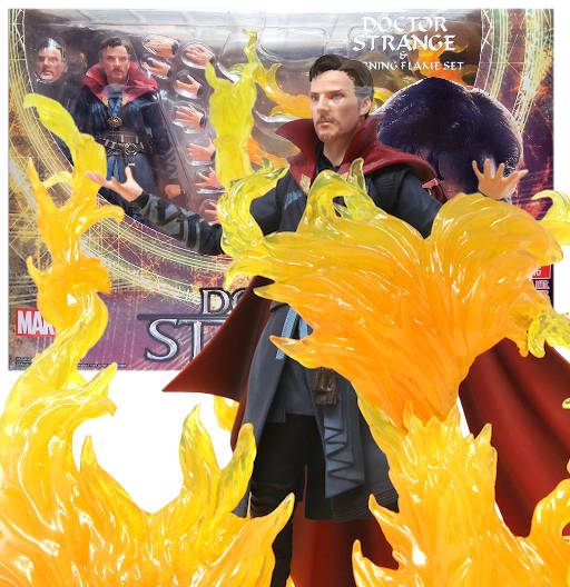 Figura de Doctor Strange Burning Flame Set | Doctor Strange | S.H Figuarts