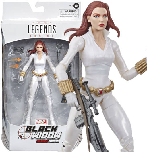 Black Widow - White Suit | Exclusive Target | Black Widow Deroly Origin | Hasbro 2020 | Marvel Legends