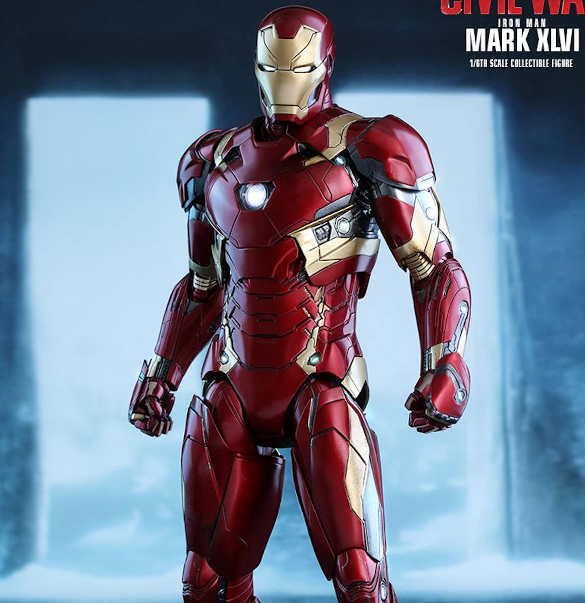 Figura Hot Toys Iron Man Mark XLVI Diecast 16 | Captain America: Civil War | MMS 353