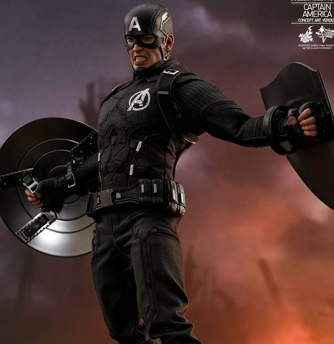 Figura Hot Toys Captain America | Concept Art Version | Marvel Studios The First Ten Years | MMS 488