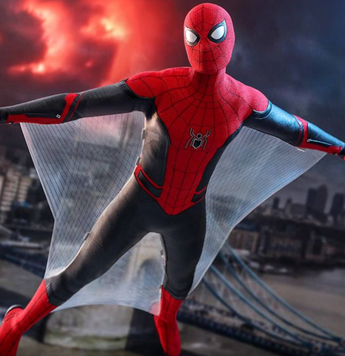 Figura Hot Toys Spider-Man Upgrade Suit | Spider-Man: Far From Home | MMS 542