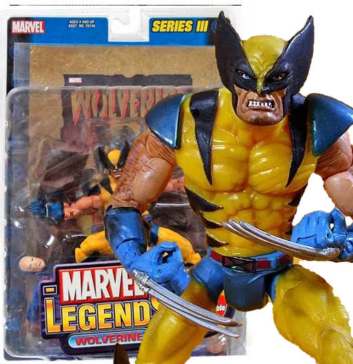 Wolverine - Gold Poster | Series 3 | Toy Biz 2002 | Marvel Legends