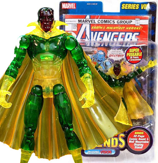 Phasing Vision | Series 7 | Toy Biz 2004 | Marvel Legends