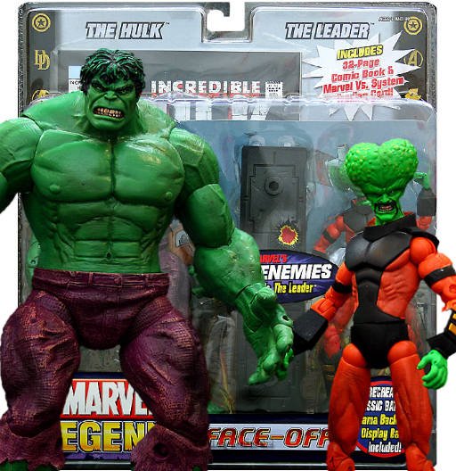 The Hulk VS The Leader | Face-Off Series 1 | Arch-Enemies | Toy Biz 2006 | Marvel Legends