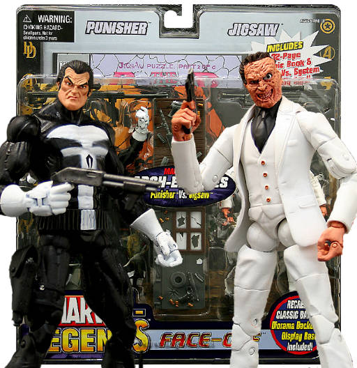Punisher VS Jigsaw - Variant | Face-Off Series 2 | Arch-Enemies | Toy Biz 2006 | Marvel Legends