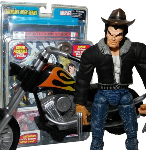 Logan - Black Jacket Variant | Series 11 Legendary Rider | Toy Biz 2005 | Marvel Legends