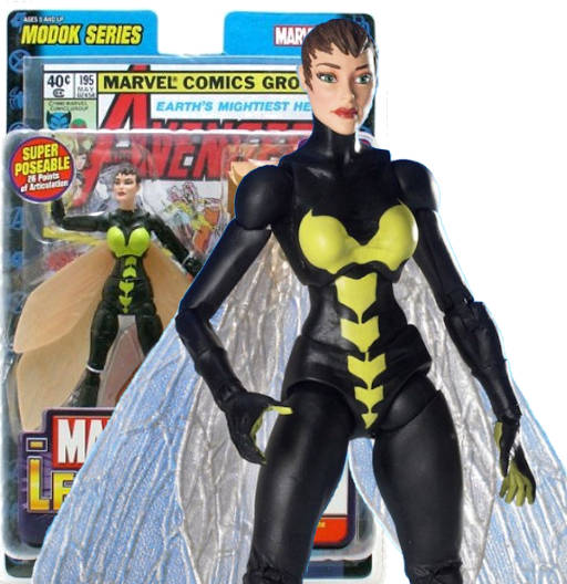 Wasp | Series 15 BAF Modok | Toy Biz 2006 | Marvel Legends