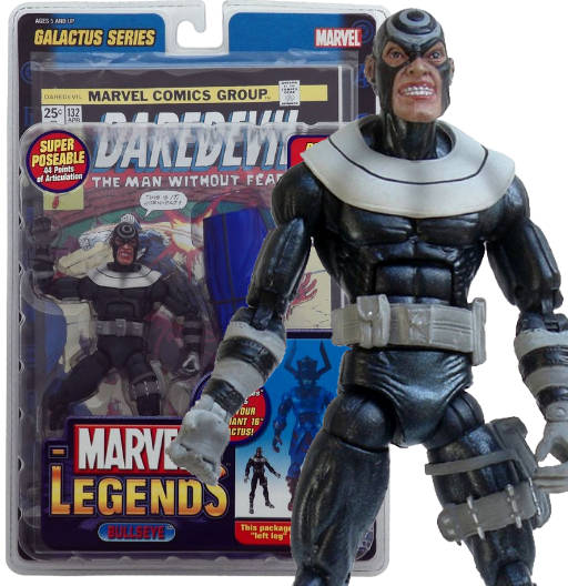 Bullseye - Angry Face Variant | Series 9 Galactus BAF | Toy Biz 2005 | Marvel Legends