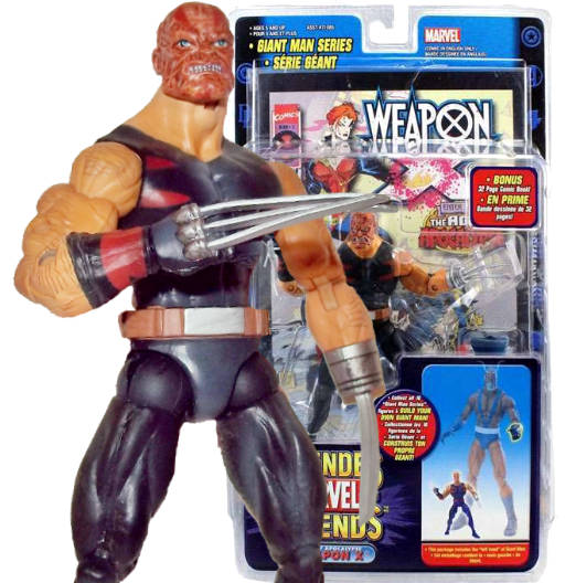 Age Of Apocalypse Weapon X (Burned Head Variant) | Exclusive Wal-Mart BAF Giant Man Series | Toy Biz 2006 | Marvel Legends