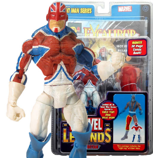 Captain Britain | Exclusive Wal-Mart BAF Giant Man Series | Toy Biz 2006 | Marvel Legends