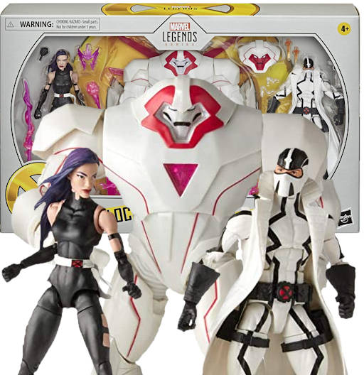 Psylocke, Nimrod & Fantomex - Set Exclusive Amazon | X-Men Movie 20th Anniversary | Hasbro 2020 | Marvel Legends