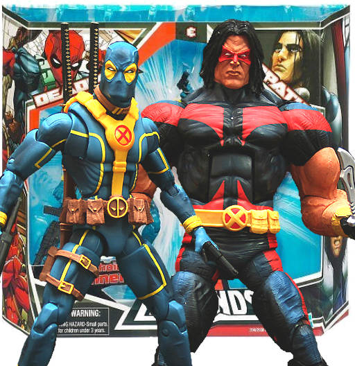 Deadpool & Warpath | 2 Pack | Exclusive Toys-R-Us | Fans Choice Winner | Hasbro 2010 | Marvel Legends