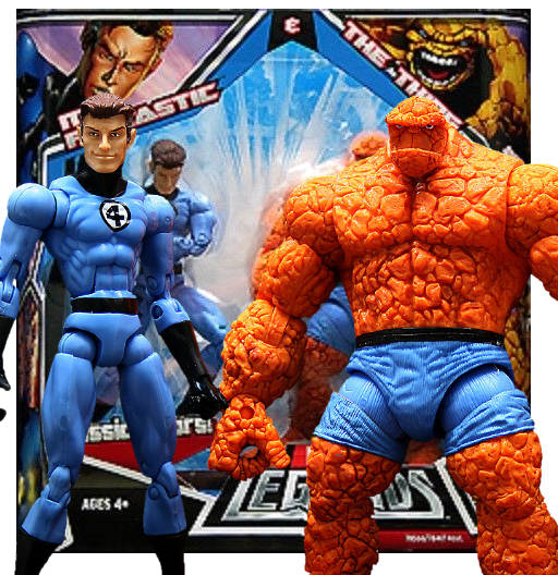 Mr. Fantastic & The Thing | 2 Pack | Hasbro 2008 | Marvel Legends