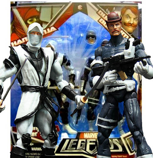 Hand Ninja & Dum Dum Dugan | 2 Pack | Ninjas VS Super Spies | Hasbro 2009 | Marvel Legends