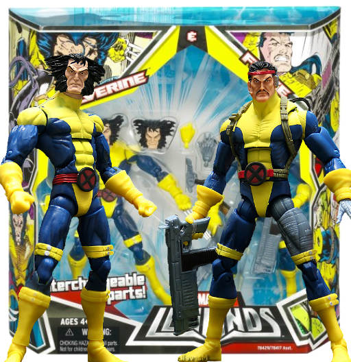 Wolverine & Forge | 2 Pack | Hasbro 2008 | Marvel Legends