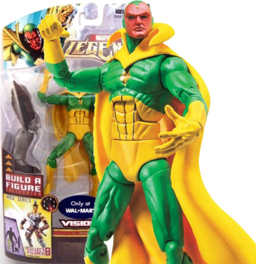 Vision | BAF Ares | Exclusive Wal-Mart | Hasbro 2008 | Marvel Legends