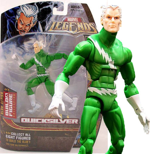 Quicksilver (Green Variant) | BAF Blob | Hasbro 2007 | Marvel Legends