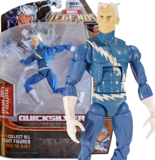 Quicksilver | BAF Blob | Hasbro 2007 | Marvel Legends