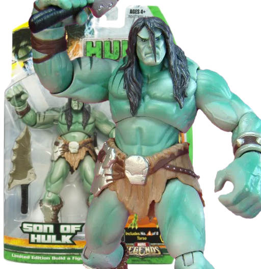 Son of Hulk | BAF Fin Fang Foom | Hulk | Hasbro 2008 | Marvel Legends