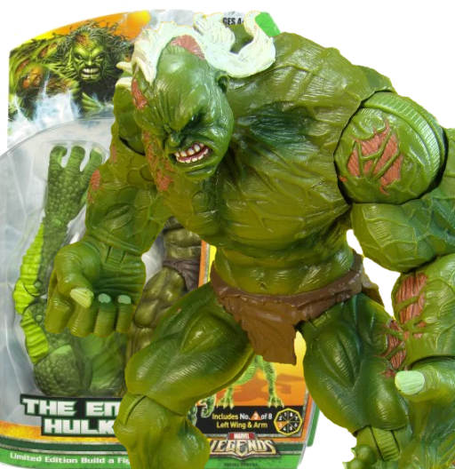 The End Hulk | BAF Fin Fang Foom | Hulk | Hasbro 2008 | Marvel Legends