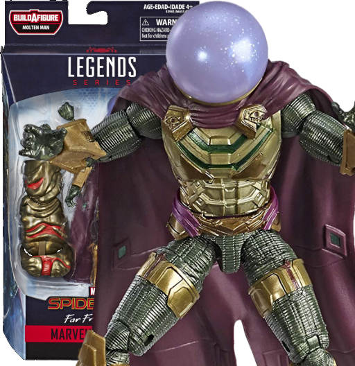 Marvel's Mysterio | BAF Molten Man | Spider-Man: Far From Home | Hasbro 2019 | Marvel Legends