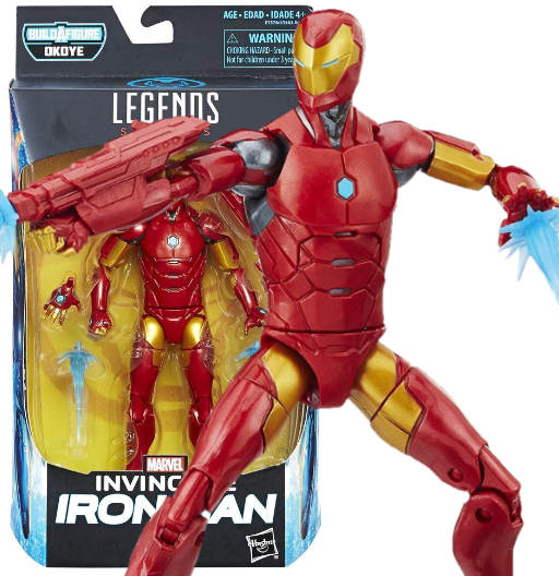 Iron Man | BAF Okoye | Invincible Iron Man | Hasbro 2018 | Marvel Legends