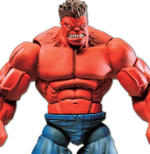 BAF Red Hulk | BAF Red Hulk | Exclusive Target | Hasbro 2008 | Marvel Legends