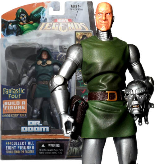 Dr. Doom (Mask off Variant) | BAF Ronnan the Accuser | Fantastic Four | Hasbro 2007 | Marvel Legends