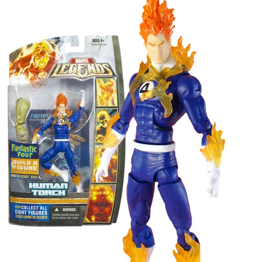 Human Torch | BAF Ronnan the Accuser | Fantastic Four | Hasbro 2007 | Marvel Legends