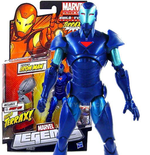 Extremis Iron Man (Stealth Variant) | BAF Terrax | Return of Marvel Legends | Hasbro 2012 | Marvel Legends