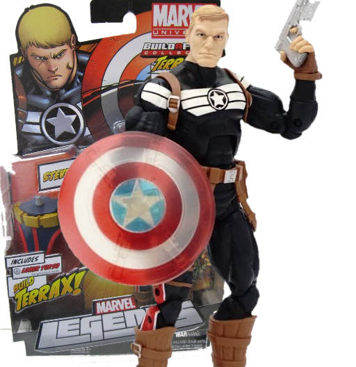 Steve Rogers (Clear Shield Variant) | BAF Terrax | Return of Marvel Legends | Hasbro 2012 | Marvel Legends