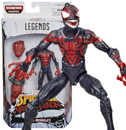 Venomized Miles Morales | BAF Venompool | Spider-Man: Maximum Venom | Hasbro 2020 | Marvel Legends