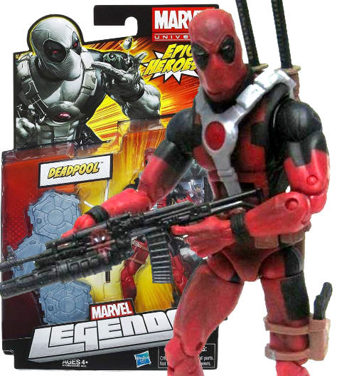 Deadpool (Red Suit Variant) | Epic Heroes | Hasbro 2012 | Marvel Legends