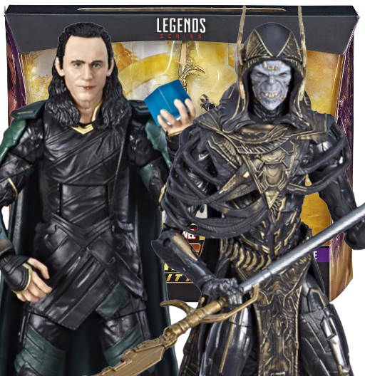 Loki & Corvus Glaive | Exclusive Wal-Mart 2 Pack | Avengers: Infinity War | Hasbro 2019 | Marvel Legends