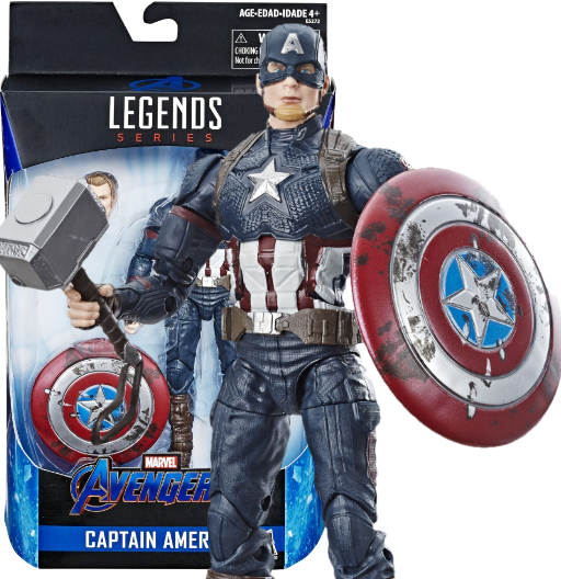 Captain America (Worthy) | Exclusive Wal-Mart | Avengers: Endgame | Hasbro 2019 | Marvel Legends