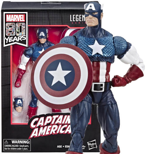 Captain America | Exclusive Wal-Mart | Marvel 80 Years | Captain America | Hasbro 2019 | Marvel Legends