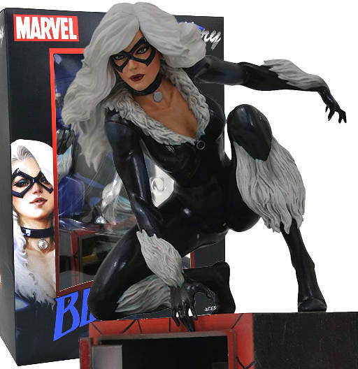 Black Cat | Marvel Gallery | PVC Diorama | Black Cat | 23 cm | Diamond Select Toys