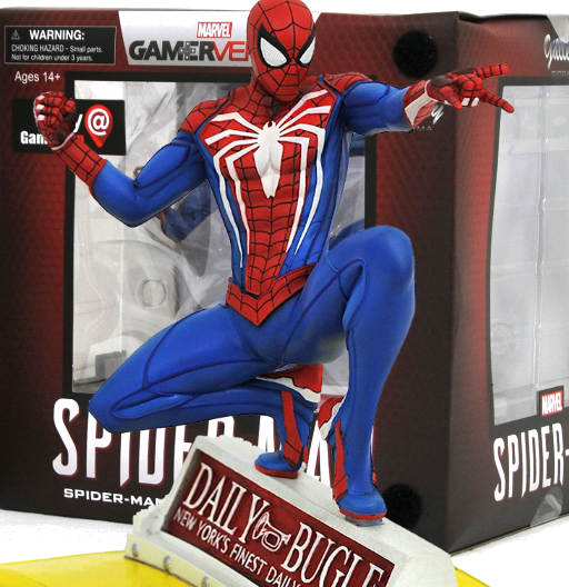 Spider-Man PS4 | Marvel Gallery | PVC Diorama | Exclusive Gamestop | 23 cm | Diamond Select Toys