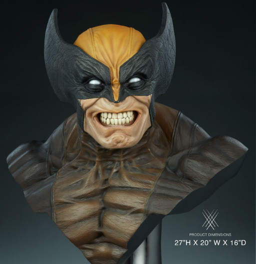 Busto de Wolverine | Life Size Bust | 69 cm | Sideshows Collectibles | Marvel