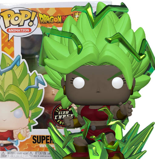 Figura de Super Saiyan Kale with Energy - GITD - Exclusive DB Super Funko PoP 819