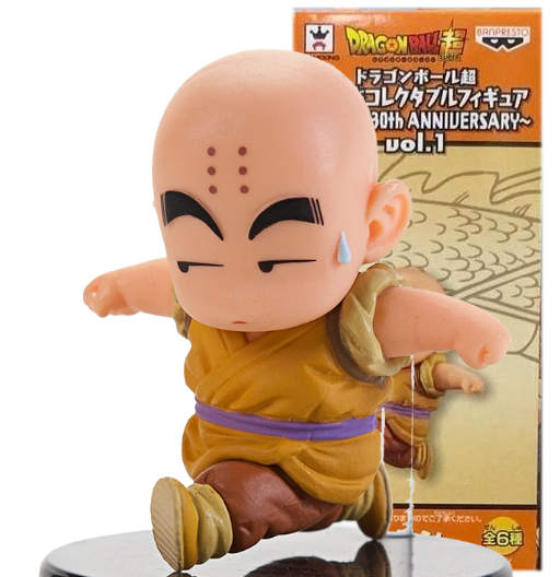 Krillin | Anime 30th Anniversary | Vol.1 - 04 | Dragon Ball | 2016 | DWC & WCF | World Collectable Figure | Banpresto y Bandai