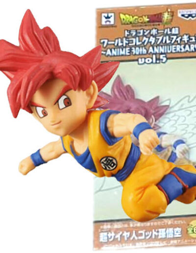 Goku Super Saiyan God | Anime 30th Anniversary | Vol.5 - 01 | Dragon Ball Super | 2016 | DWC & WCF | World Collectable Figure | Banpresto y Bandai