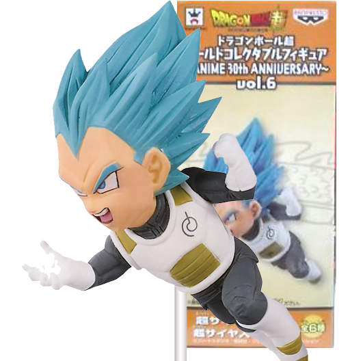 Vegeta Super Saiyan Blue | Anime 30th Anniversary | Vol.6 - 02 | Dragon Ball Super | 2016 | DWC & WCF | World Collectable Figure | Banpresto y Bandai