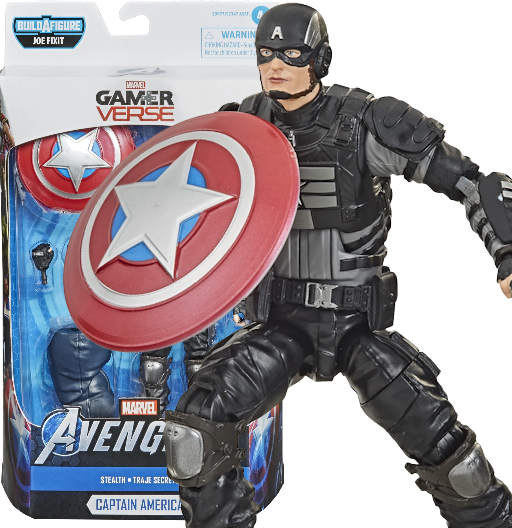 Stealth Captain America | BAF Joe Fixit | Gamerverse: Avengers | Hasbro 2020 | Marvel Legends