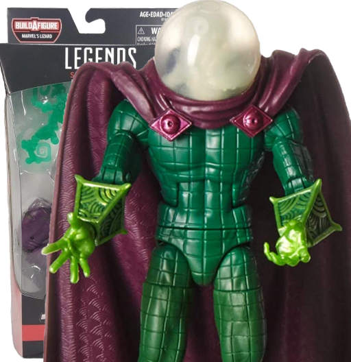 Marvel's Mysterio (White Head Variant) | BAF Lizard | Spider-Man | Hasbro 2018 | Marvel Legends