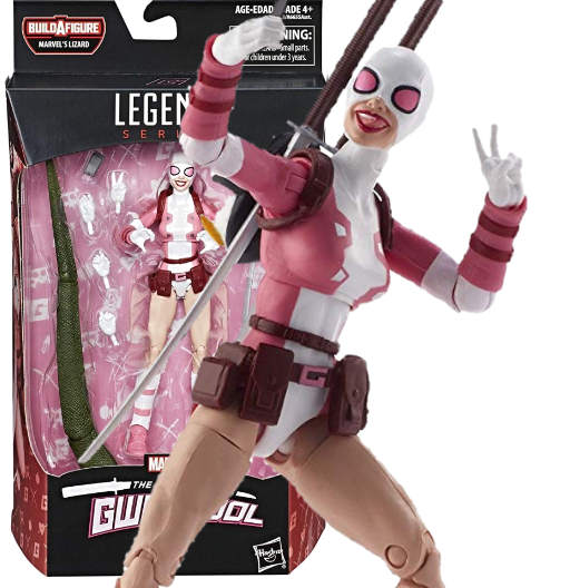 Gwenpool | BAF Lizard | The Unbelievable Gwenpool | Hasbro 2018 | Marvel Legends