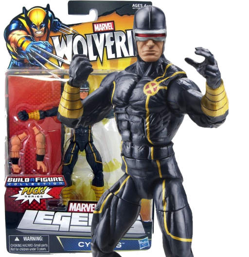 Cyclops | BAF Puck | Wolverine | Hasbro 2013 | Marvel Legends