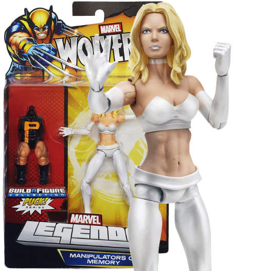 Emma Frost (Manipulators of memory) | BAF Puck | Wolverine | Hasbro 2013 | Marvel Legends