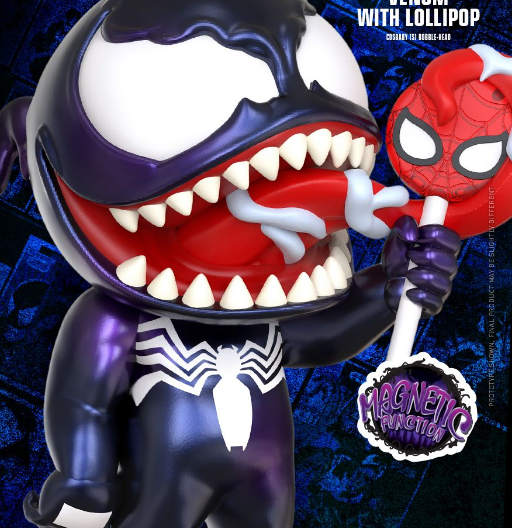 Venom With Lollipop | Magnetic Function | Venom (Comic) | COSB 827 | Figura Cosbaby (s)
