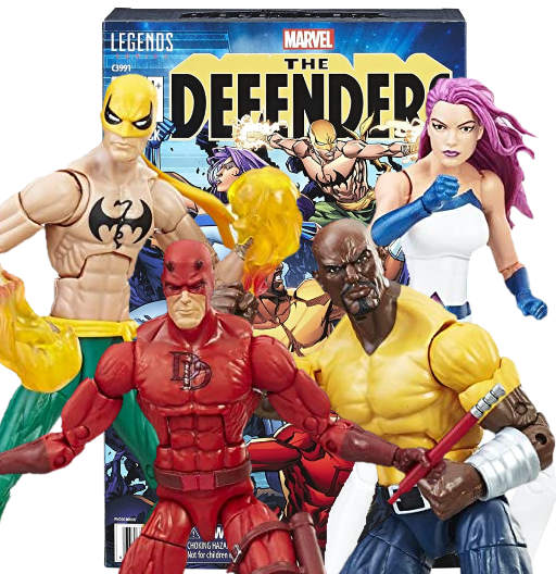 Murdock, Jones, Cage & Rand | Exclusive Amazon | Box Set 4 Pack | The Defenders | Hasbro 2018 | Marvel Legends